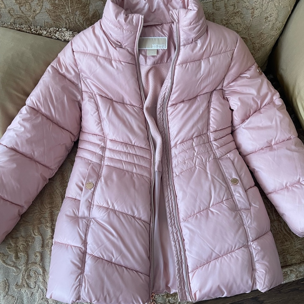 Worn once!!! Size 10 MK girls winter coat